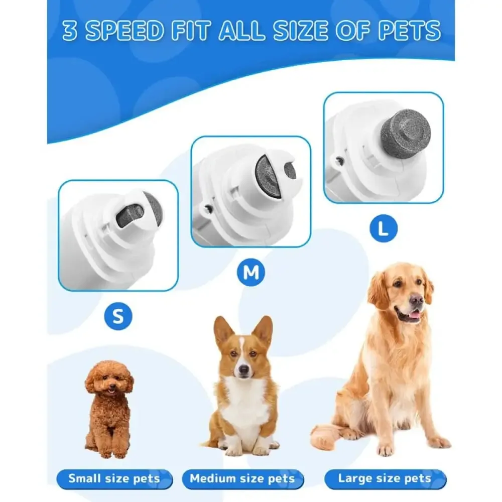 2 in 1 Led Light Usb Rechargeable Low Noise Grooming Trimmer for Dogs & Cats