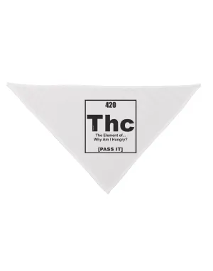 420 Element THC Funny Stoner Dog Bandana 26 by TooLoud
