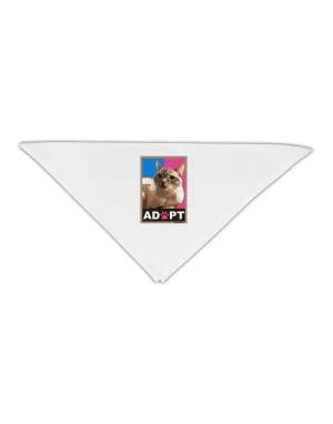 Adopt Cute Kitty Cat Adoption Adult 19" Square Bandana