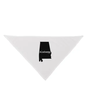 Alabama - United States Shape Dog Bandana 26 by TooLoud