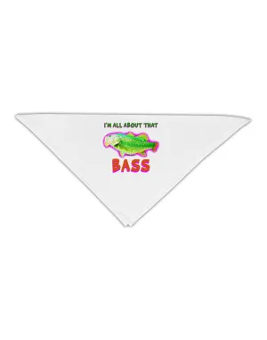All About That Bass Fish Watercolor Adult 19&#x22; Square Bandana