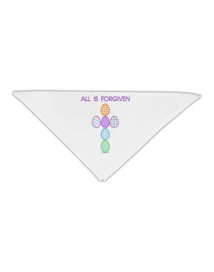 All is forgiven Cross Faux Applique Adult 19&#x22; Square Bandana