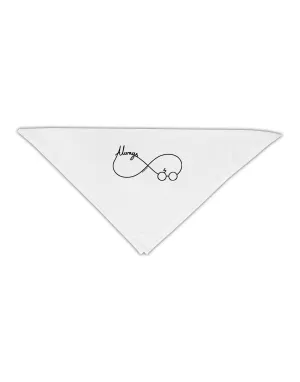 Always Infinity Symbol Adult 19&#x22; Square Bandana