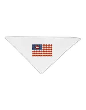 American Bacon Flag Adult 19&#x22; Square Bandana