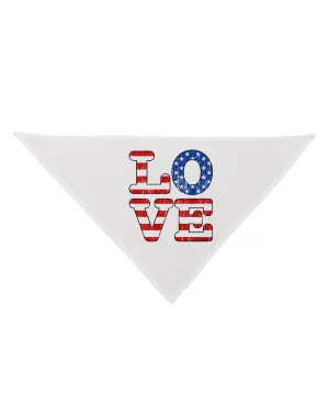 American Love Design - Distressed Dog Bandana 26 by TooLoud