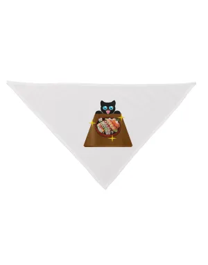 Anime Cat Loves Sushi Dog Bandana 26 by TooLoud