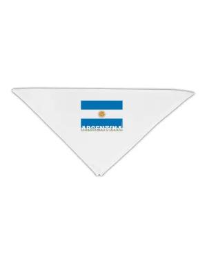Argentina Flag Adult 19&#x22; Square Bandana