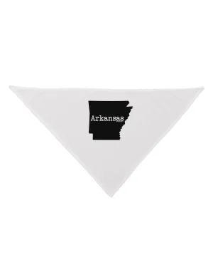 Arkansas - United States Shape Dog Bandana 26 by TooLoud