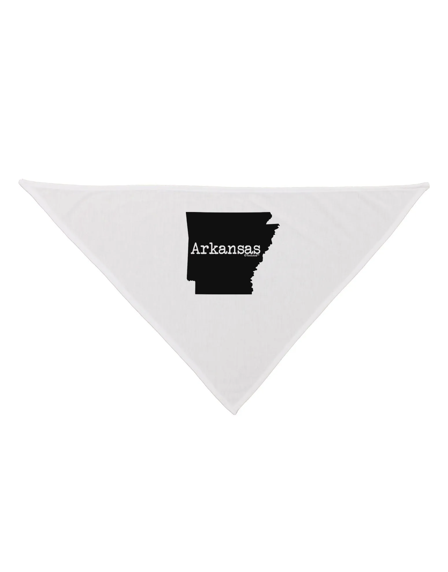 Arkansas - United States Shape Dog Bandana 26 by TooLoud