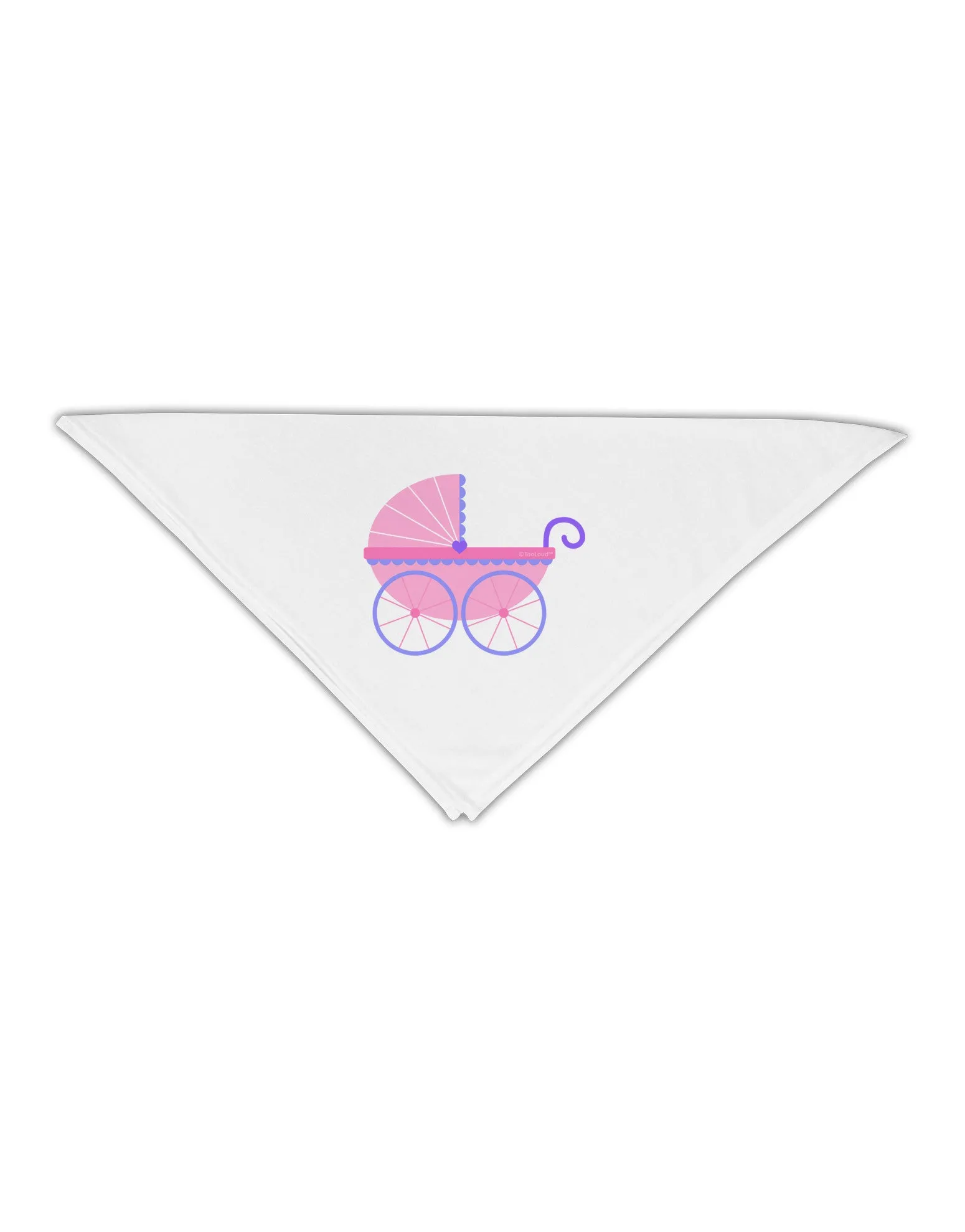 Baby Girl Carriage Adult 19&#x22; Square Bandana