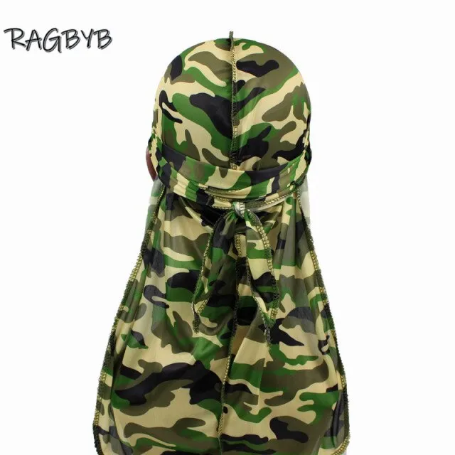 Camo Print Silk Durag