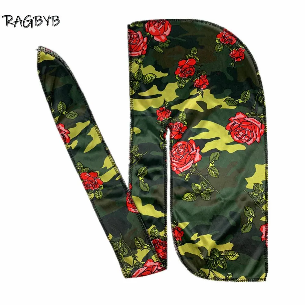 Camo Print Silk Durag