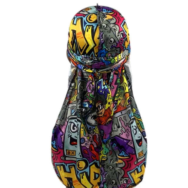 Camo Print Silk Durag