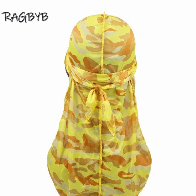 Camo Print Silk Durag