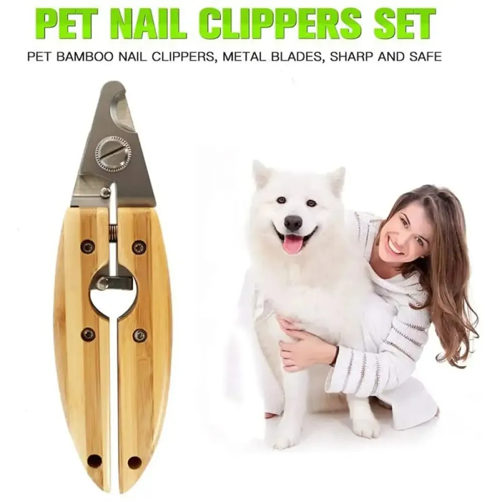 Comfortable Handle Quick Safety Guard Pet Nail Trimmer Cutter for Large, Small Dogs & Cats