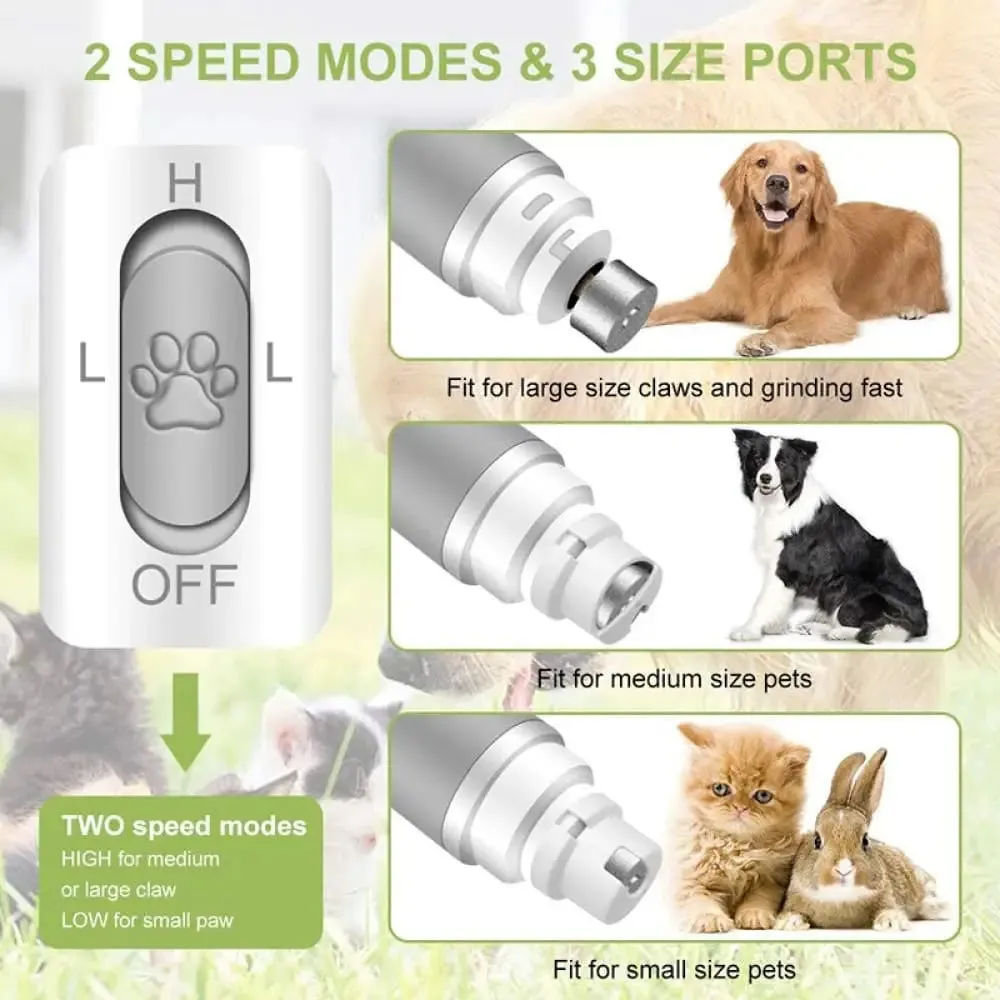 Electric Usb Rechargeable Low Noise Painless Dog Grooming Trimming Clippers for Small Medium Large Dog