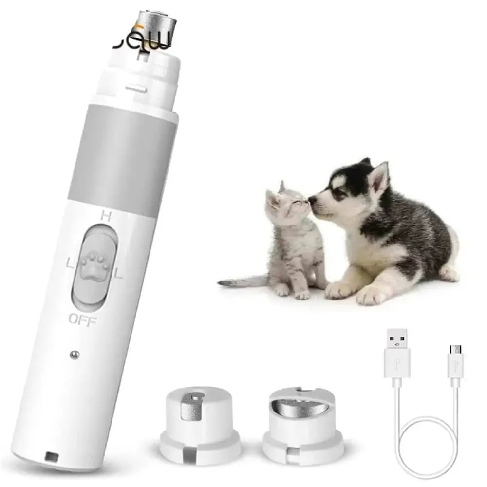 Electric Usb Rechargeable Low Noise Painless Dog Grooming Trimming Clippers for Small Medium Large Dog