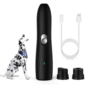 Electric Usb Rechargeable Safe no Noise Painless Dog Nail Trimmer for Small, Large Dog