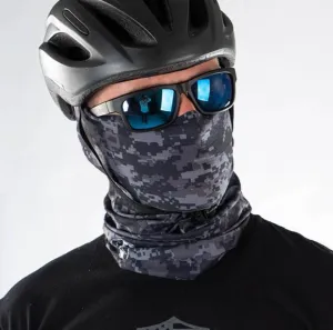 Face Shield Bandana  Blackout Digi Camo