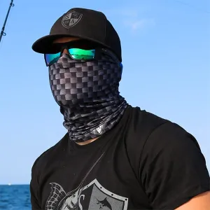 Face Shield Bandana  Carbon Fibre