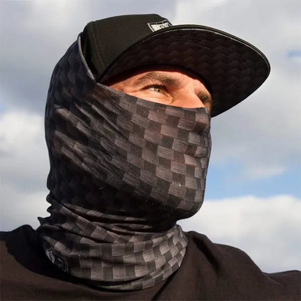 Face Shield Bandana  Carbon Fibre