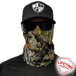 Face Shield Bandana   Forest Camo Dreggs