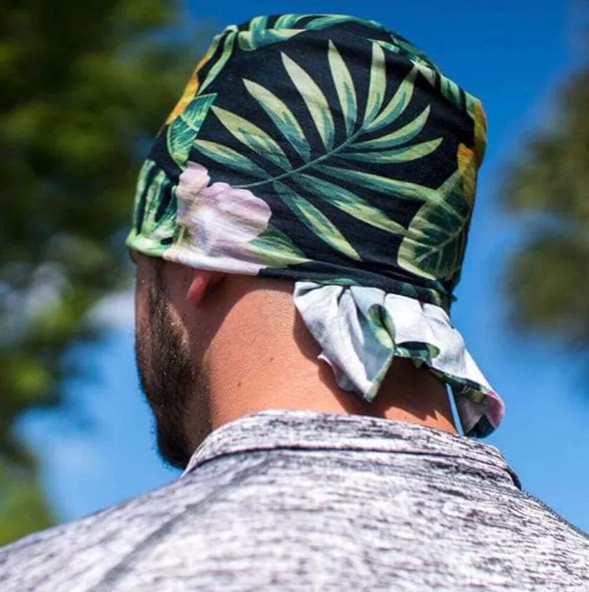 Face Shield Bandana  Hawaiian Floral