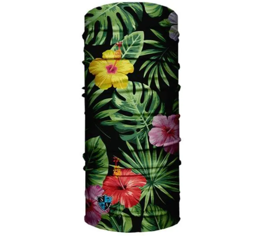 Face Shield Bandana  Hawaiian Floral