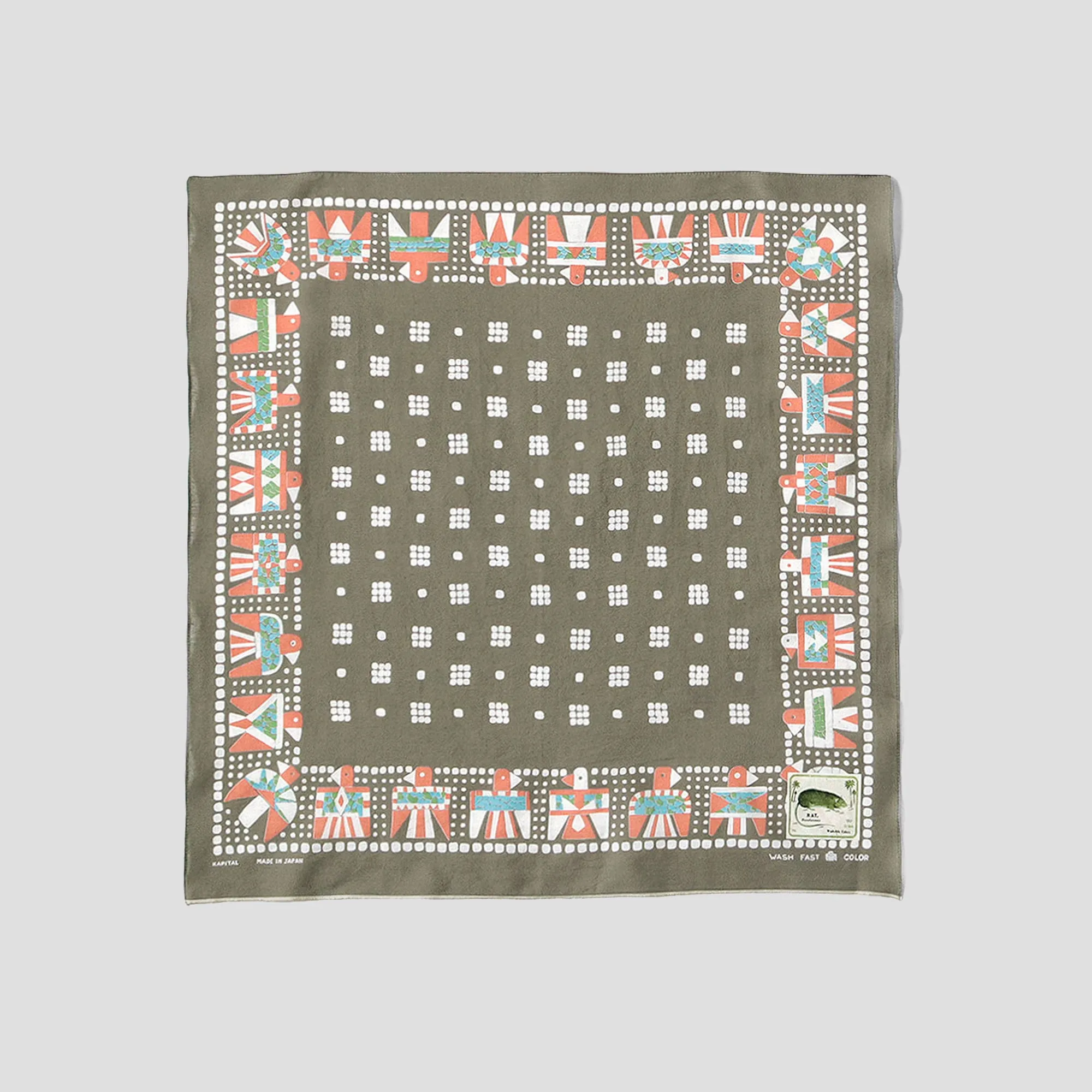 FASTCOLOR SELVEDGE BANDANA (THUNDERBIRD)
