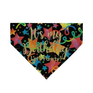 Let's Pawty! Birthday Dog Bandana