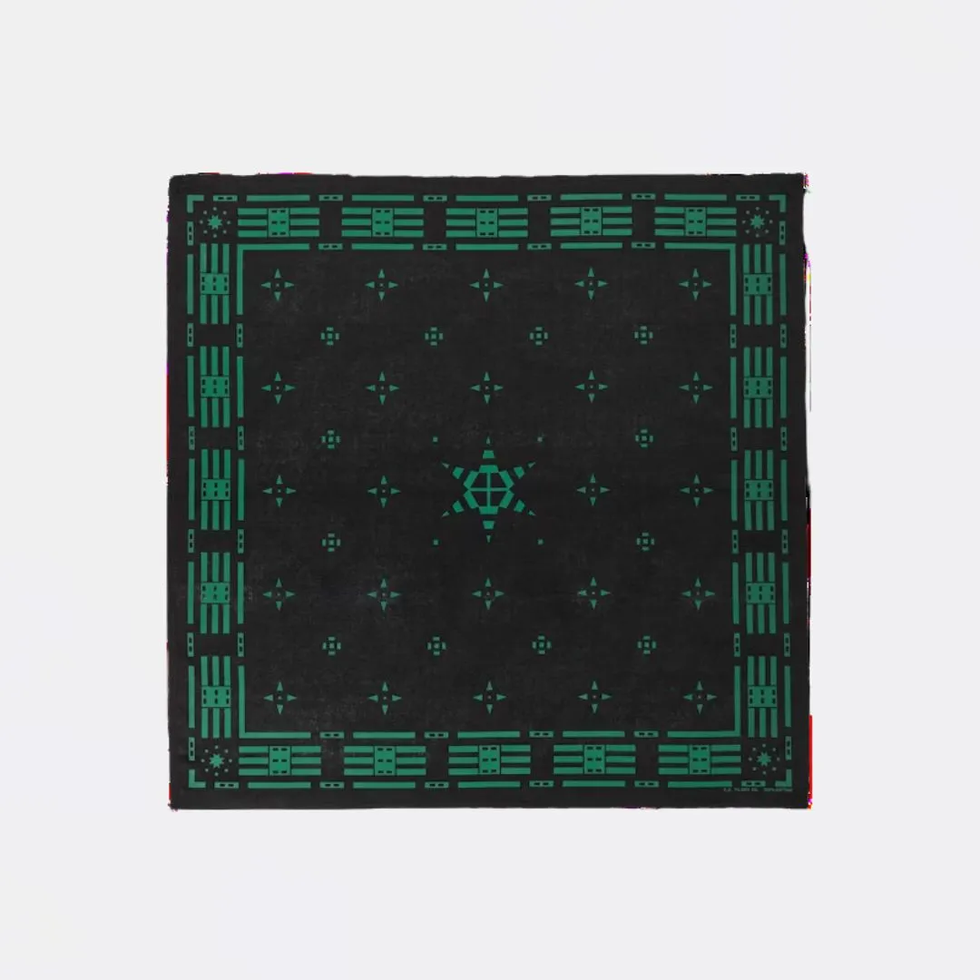 Navigator Bandana (Black   Teal Stars)