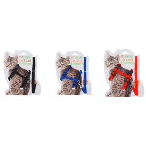 Pet Living Cat Lead and Harness Set - Assorted