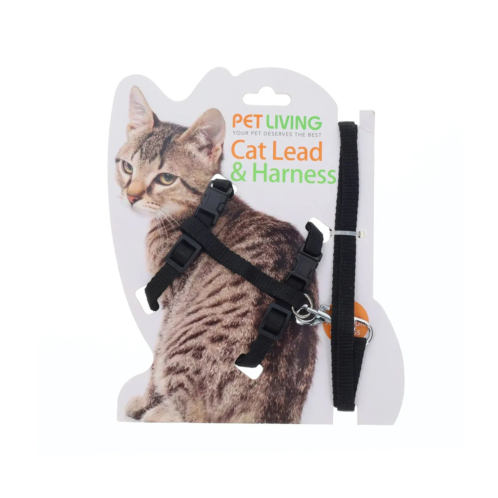 Pet Living Cat Lead and Harness Set - Assorted