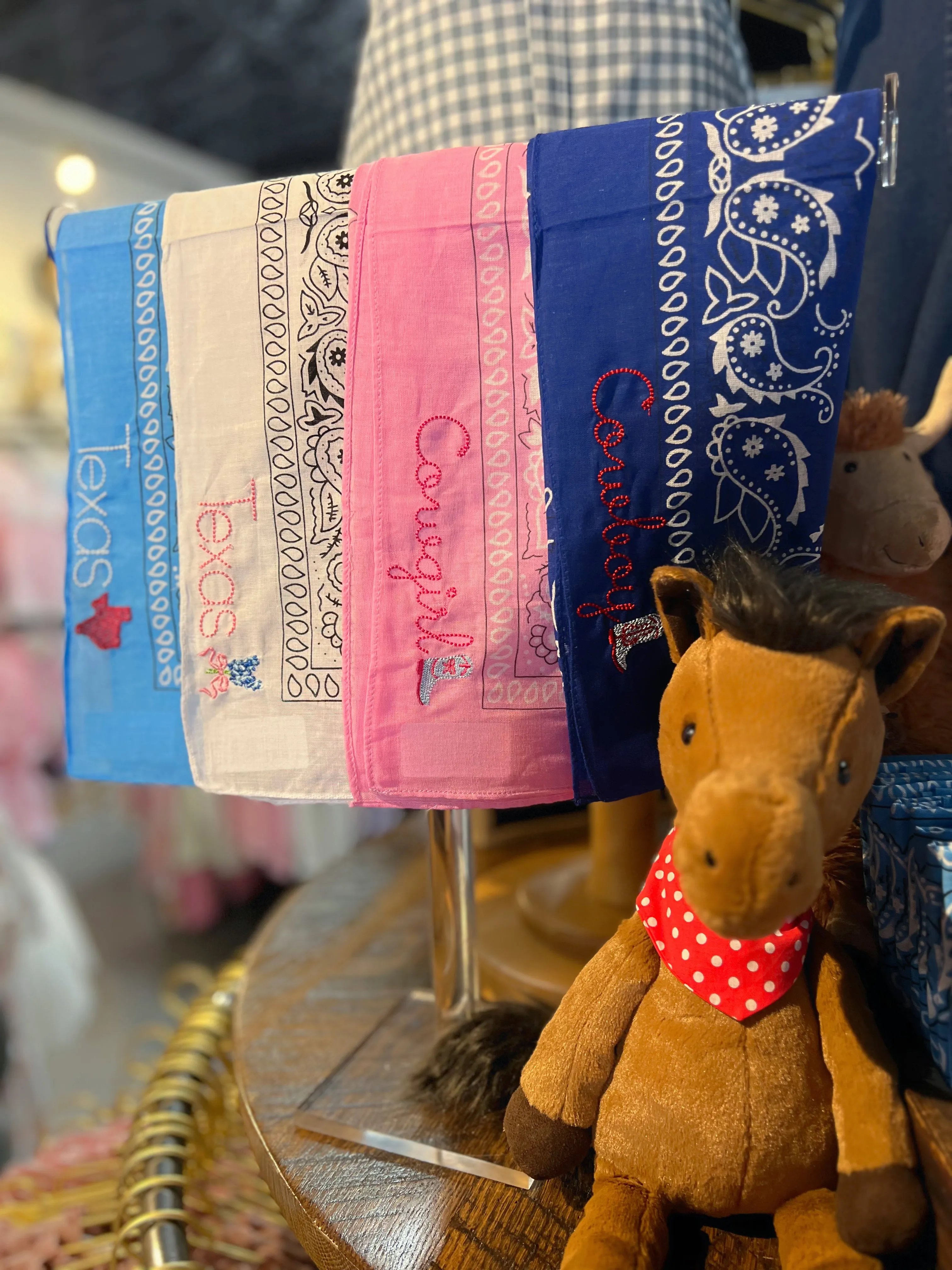 Royal Blue Cowboy Boot Bandana