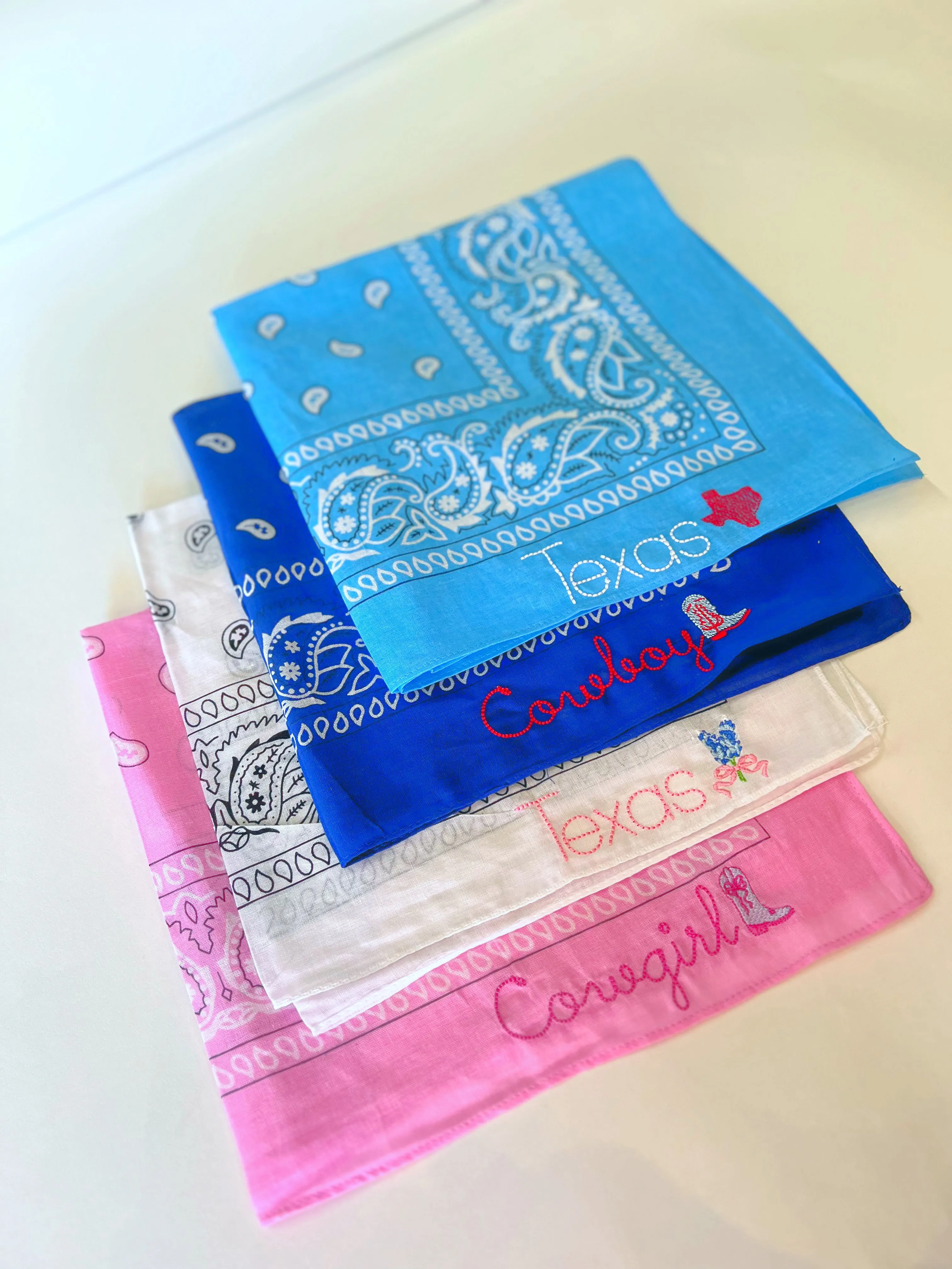Royal Blue Cowboy Boot Bandana