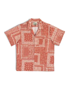 Terracotta Bandana Camp Shirt