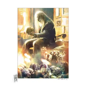 The Walking Dead Beta “The Final Whisper” Remarked Watercolor Giclee by Brian Rood