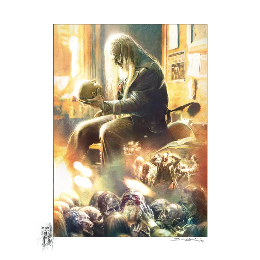 The Walking Dead Beta “The Final Whisper” Remarked Watercolor Giclee by Brian Rood