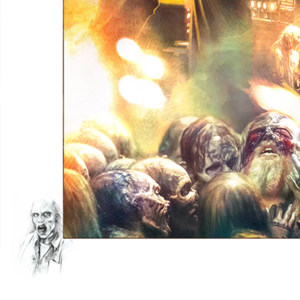 The Walking Dead Beta “The Final Whisper” Remarked Watercolor Giclee by Brian Rood