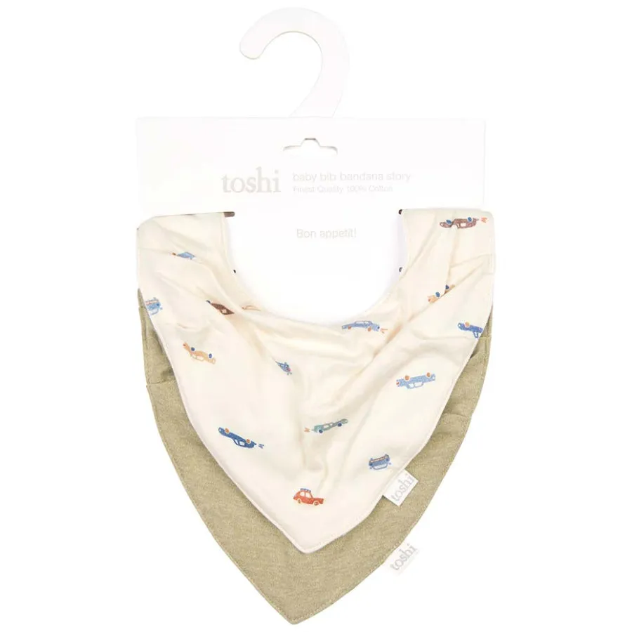 Toshi Baby Bandana Bib 2pc - Story / Speedie