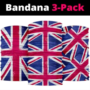 United Kingdom Flag Bandana Headbands 3 Pack