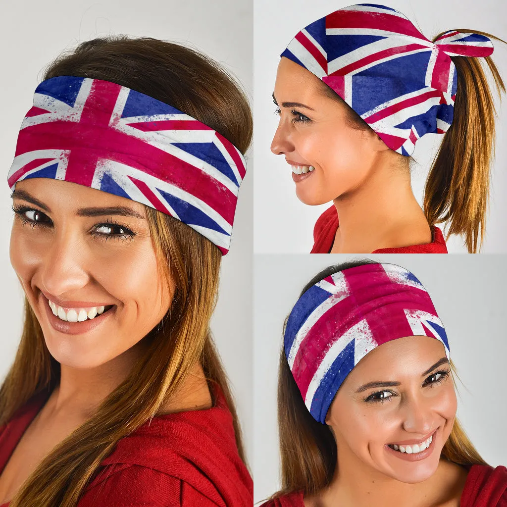 United Kingdom Flag Bandana Headbands 3 Pack